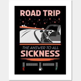 Retro Road trip the answer to all sickness 06 Posters and Art